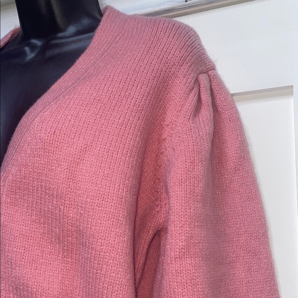 POL Pink Pearl Button Cardigan - Picture 3 of 7
